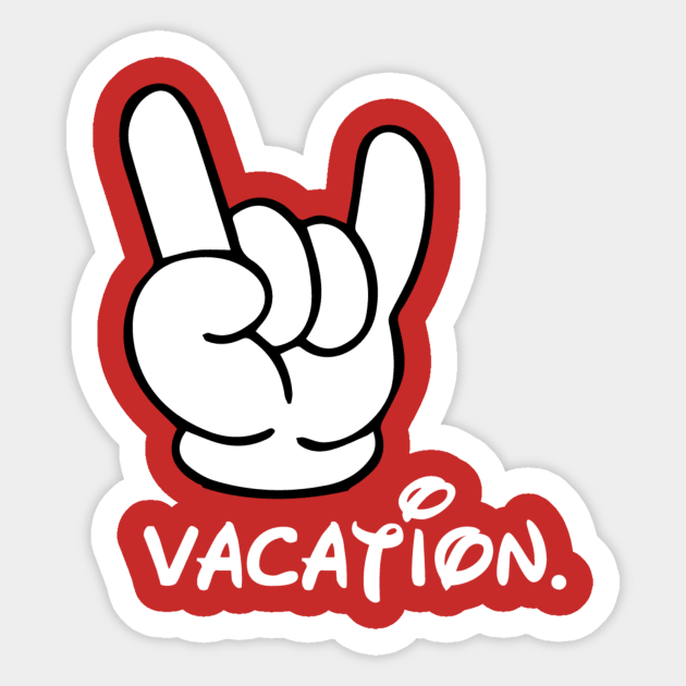 Vacation Mouse Sticker by Super20J